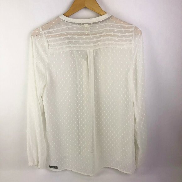Matilda Jane Blouse Womens Size Medium Renae Top Swiss Dot Long Sleeve - Picture 4 of 4